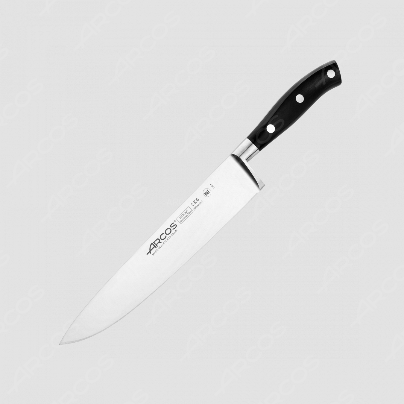 Профессиональный поварской кухонный нож 20 см, серия Riviera, ARCOS, Испания
