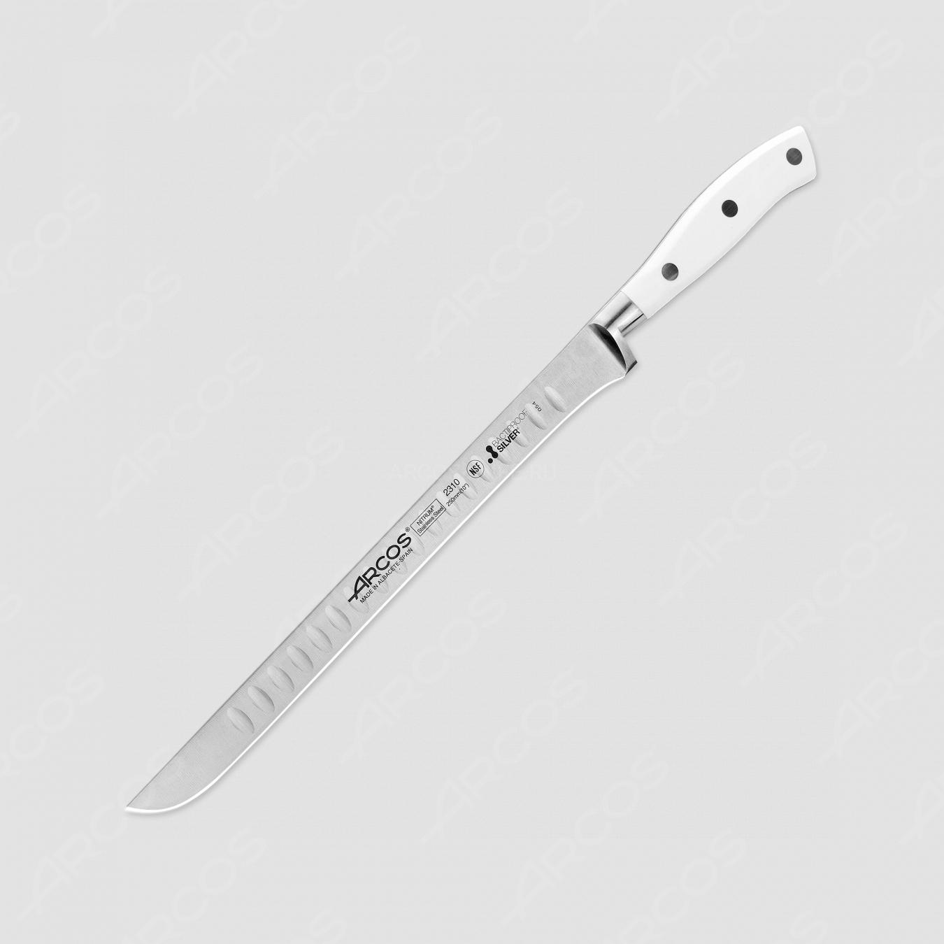 Нож кухонный для резки мяса 25 см, серия Riviera Blanca, ARCOS, Испания