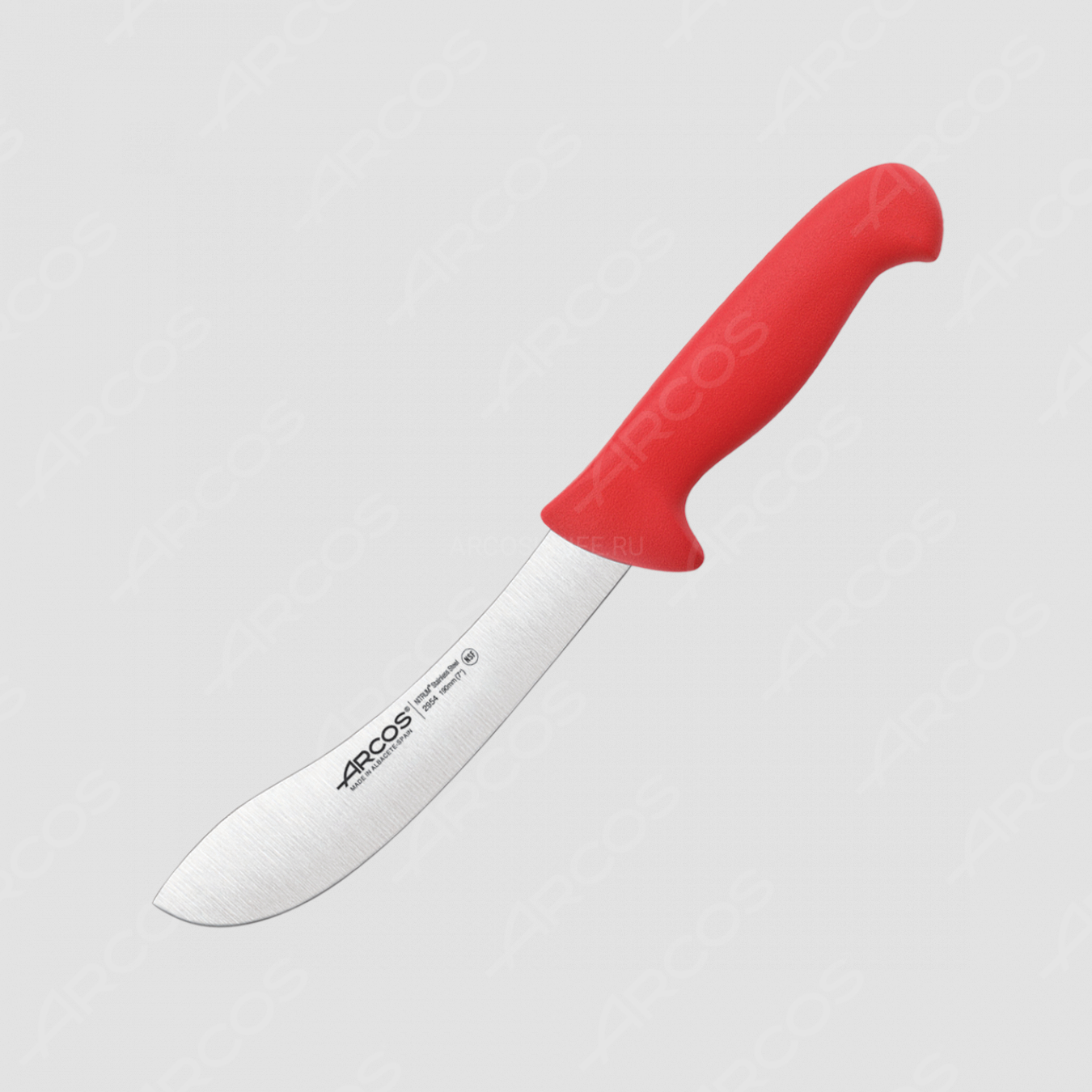 Нож кухонный для разделки 19 см, рукоять - красная, серия 2900, ARCOS, Испания