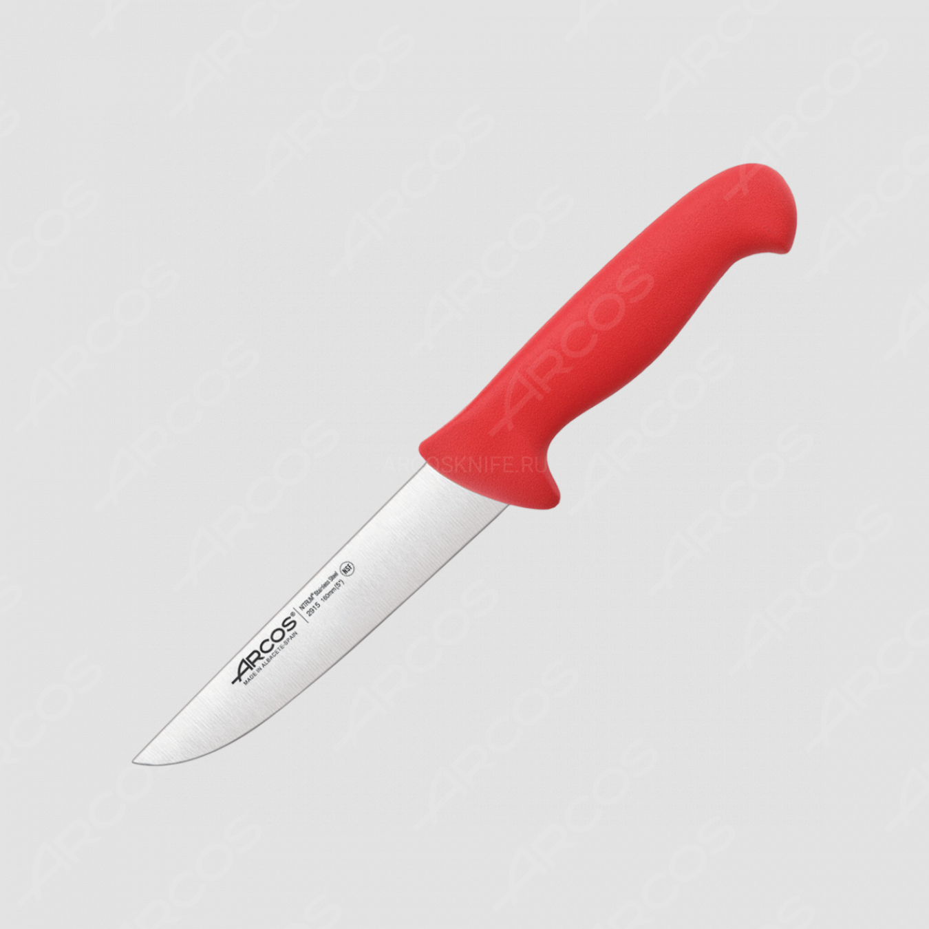 Нож кухонный для разделки 16 см, рукоять - красная, серия 2900, ARCOS, Испания