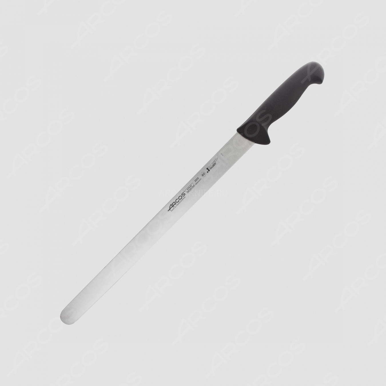 Нож кухонный для нарезки мяса 35 см, рукоять - черная, серия 2900, ARCOS, Испания