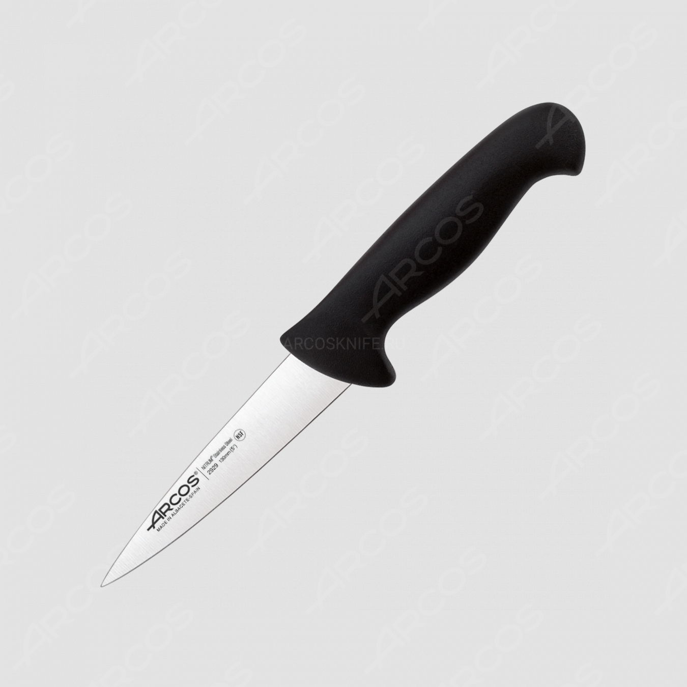 Нож кухонный для мяса 13 см, рукоять черная, серия 2900, ARCOS, Испания