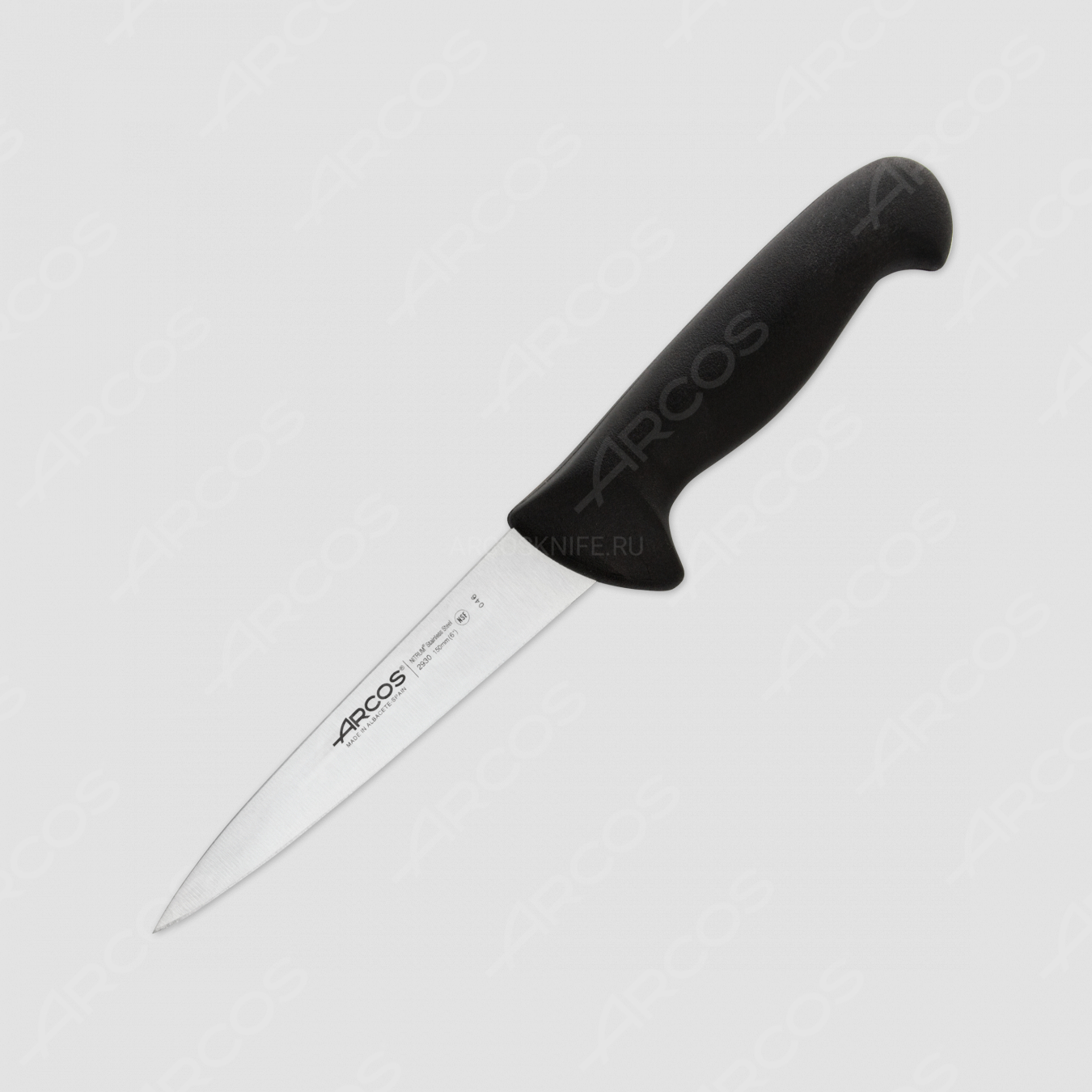 Нож кухонный для мяса 15 см, рукоять черная, серия 2900, ARCOS, Испания