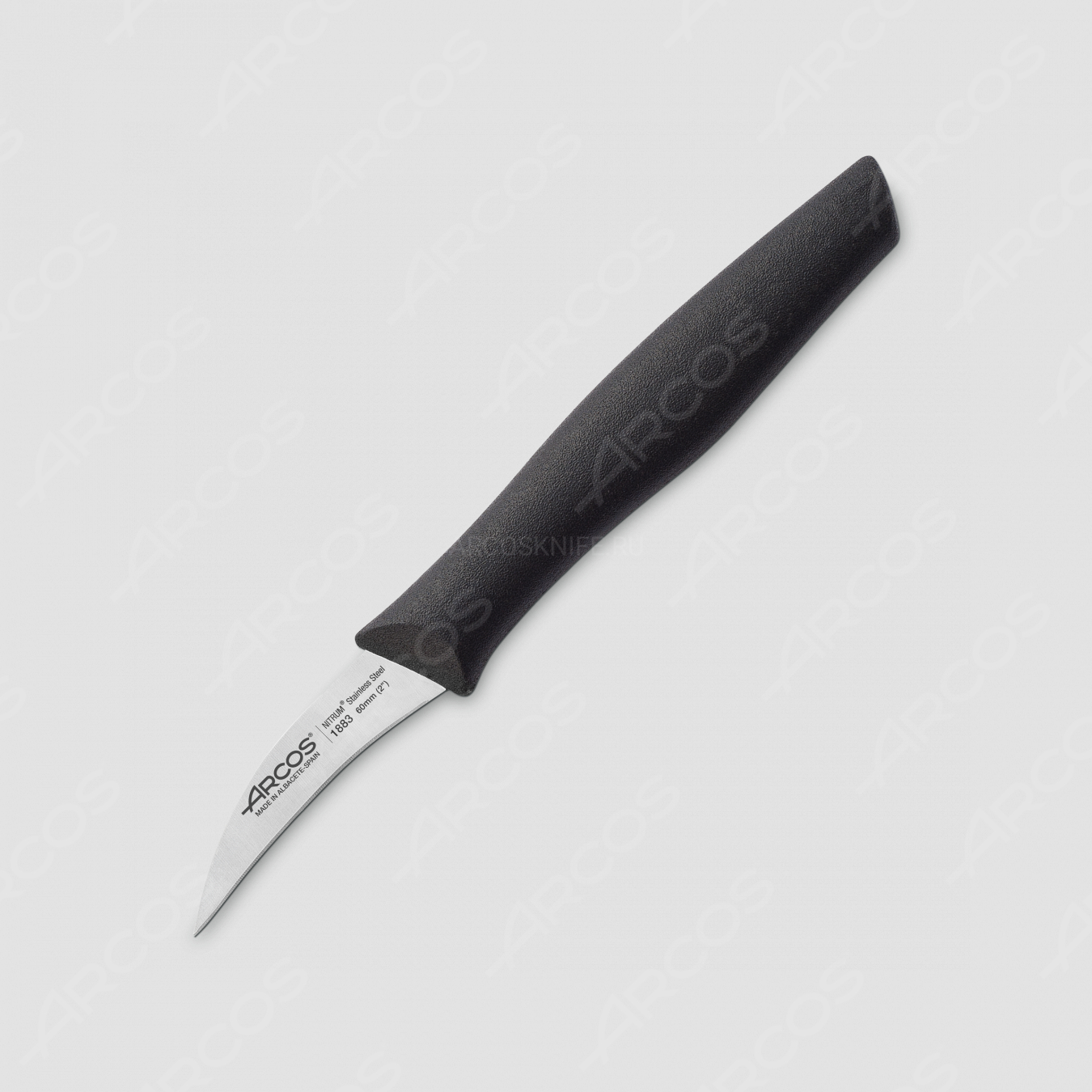 Нож кухонный для чистки 6 см, рукоять черная, серия Nova, ARCOS, Испания