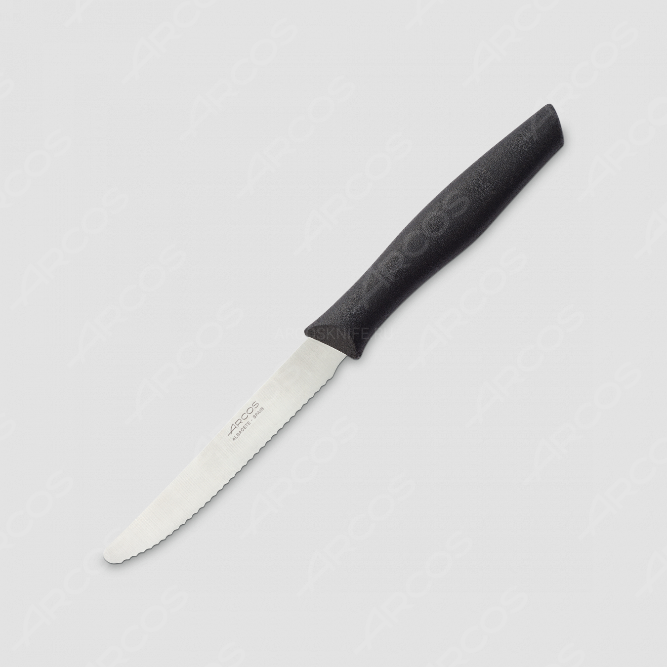Нож кухонный бутербродный 11 см, рукоять черная, серия Nova, ARCOS, Испания