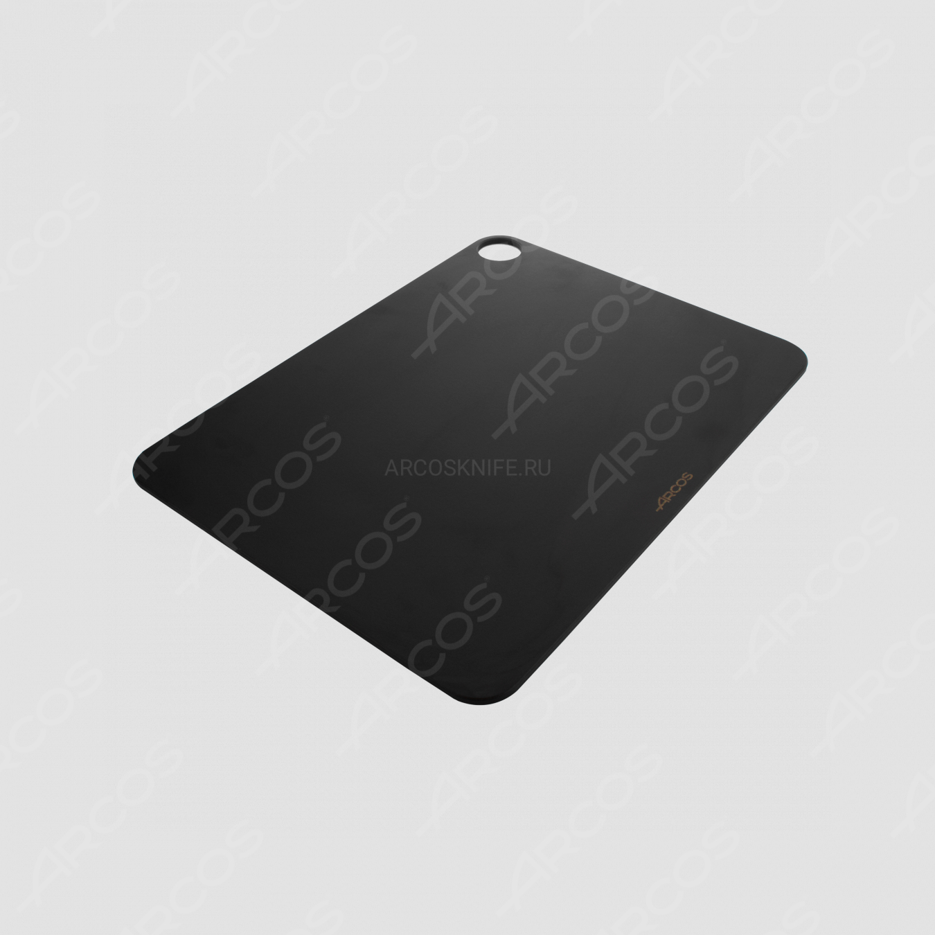 Доска разделочная с желобом, цвет черный, 42,7х32,7 см, серия Accessories, ARCOS, Испания