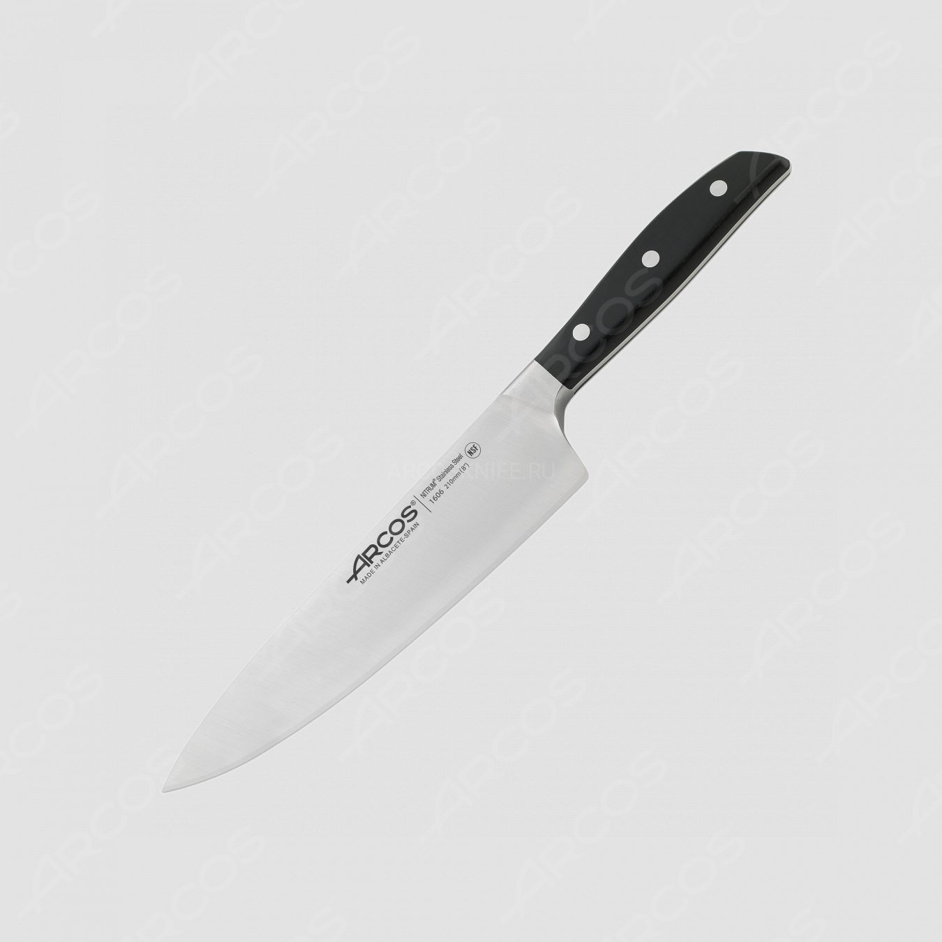 Профессиональный поварской кухонный нож 21 см, серия Manhattan, ARCOS, Испания